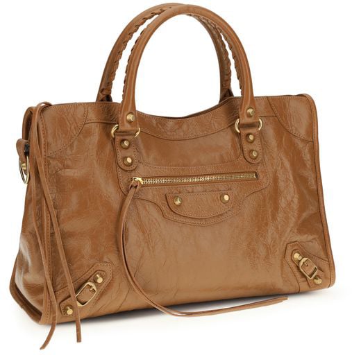 Balenciaga Balenciaga Beige Lamb Ovis Aries Aries Handbag Roze