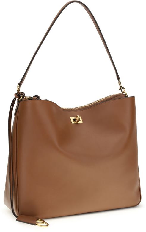 Balenciaga Balenciaga Beige Calf Leather Bos Taurus Shoulder Bag Beige