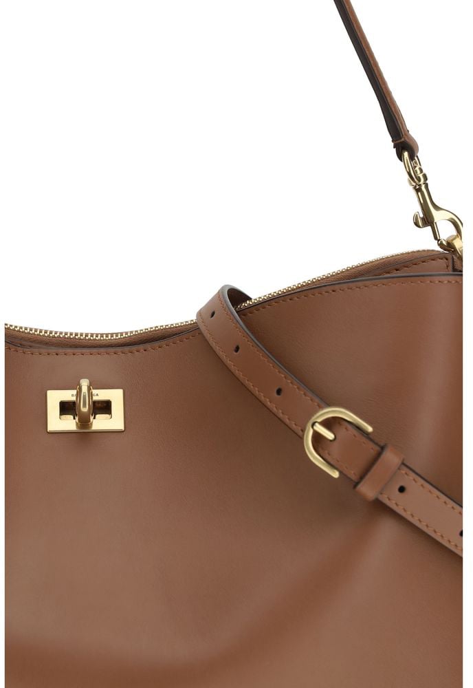 Balenciaga Balenciaga Beige Calf Leather Bos Taurus Shoulder Bag Beige