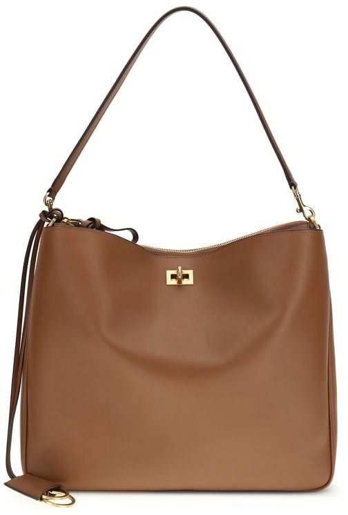 Balenciaga Balenciaga Beige Calf Leather Bos Taurus Shoulder Bag Beige