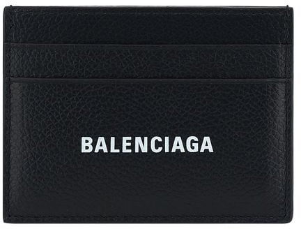 Balenciaga Balenciaga Black Calf Leather Bos Taurus Wallet Zwart