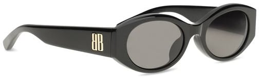 Balenciaga Balenciaga Black Acetate Sunglasses Zwart