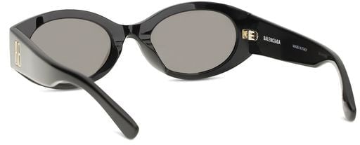 Balenciaga Balenciaga Black Acetate Sunglasses Zwart