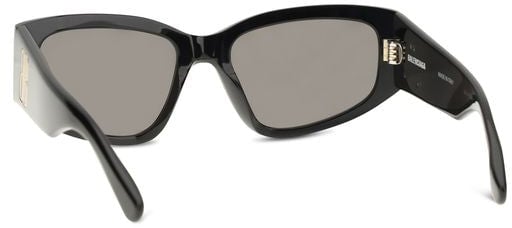 Balenciaga Balenciaga Black Acetate Sunglasses Zwart