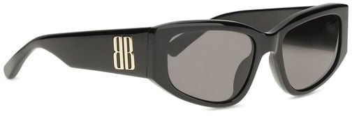 Balenciaga Balenciaga Black Acetate Sunglasses Zwart
