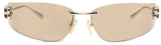 Balenciaga Balenciaga Gold Metal Sunglasses Goud