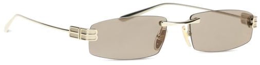 Balenciaga Balenciaga Gold Metal Sunglasses Goud