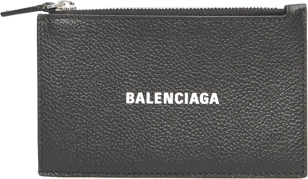 Balenciaga Cash long coin purse and card holder Zwart