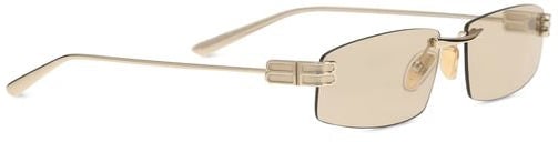 Balenciaga Balenciaga Beige Metal Sunglasses Beige