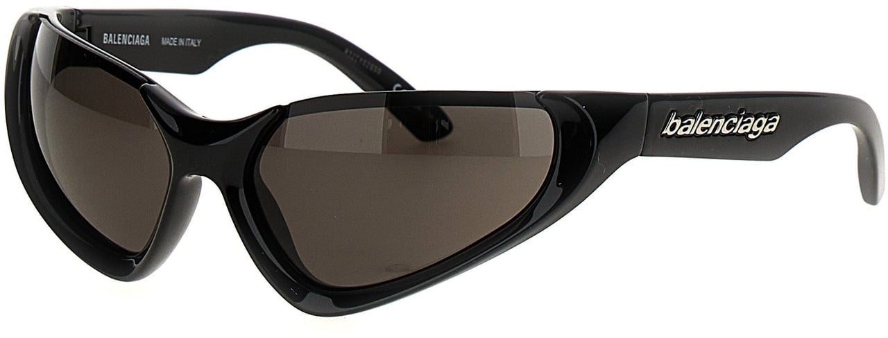 Balenciaga Black Nylon Sunglasses Zwart