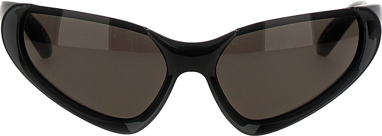 Balenciaga Black Nylon Sunglasses Zwart
