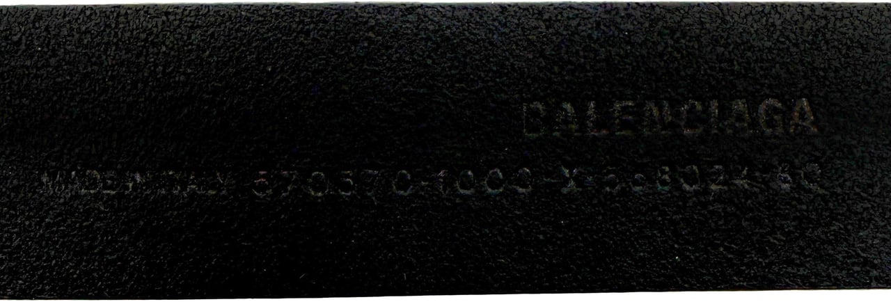 Balenciaga Balenciaga BB Buckle Gürtel 80cm Schwarz / sehr gut Zwart