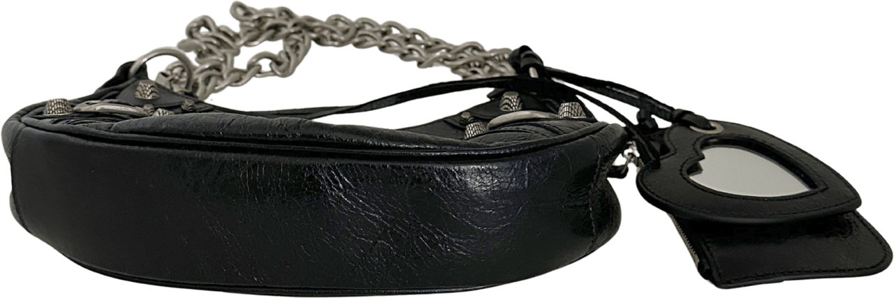 Balenciaga Balenciaga Le Cagole XS Shoulder Bag with Chain / neuwertig Zwart