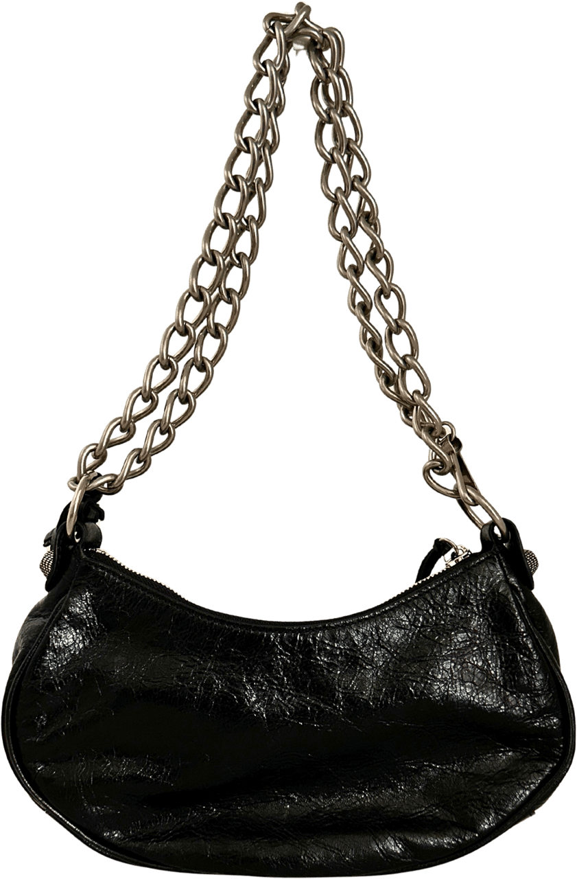 Balenciaga Balenciaga Le Cagole XS Shoulder Bag with Chain / neuwertig Zwart