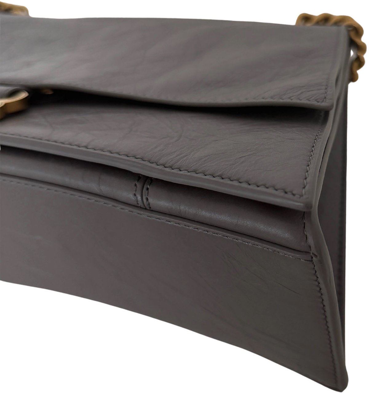 Balenciaga Balenciaga Crush Medium Chain Bag dunkelgrau/ neuwertig Grijs