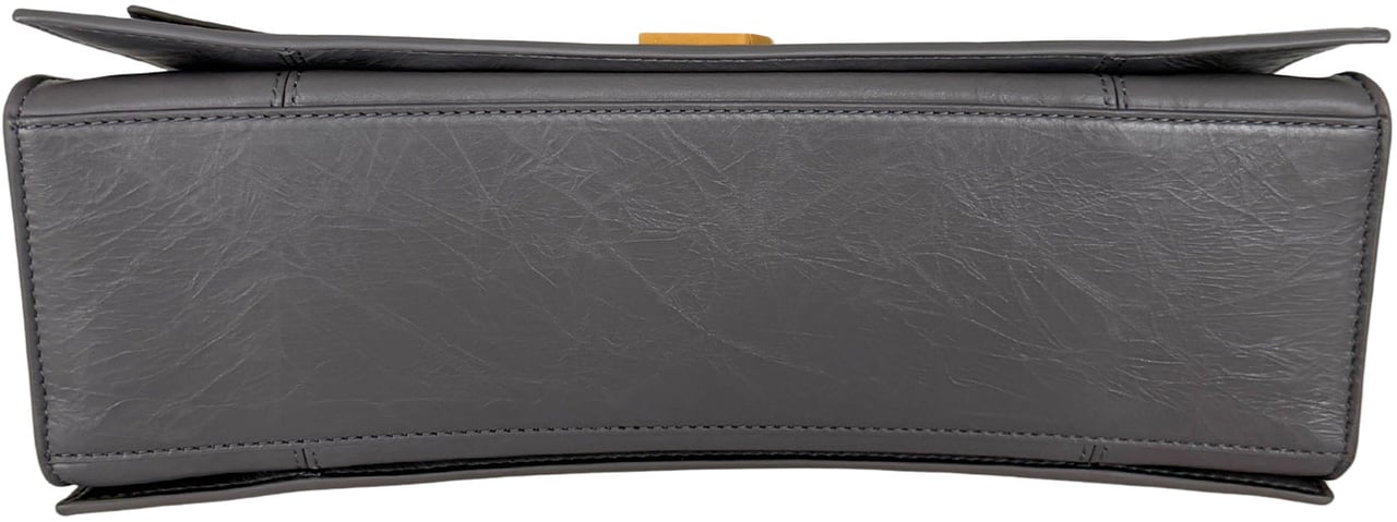 Balenciaga Balenciaga Crush Medium Chain Bag dunkelgrau/ neuwertig Grijs