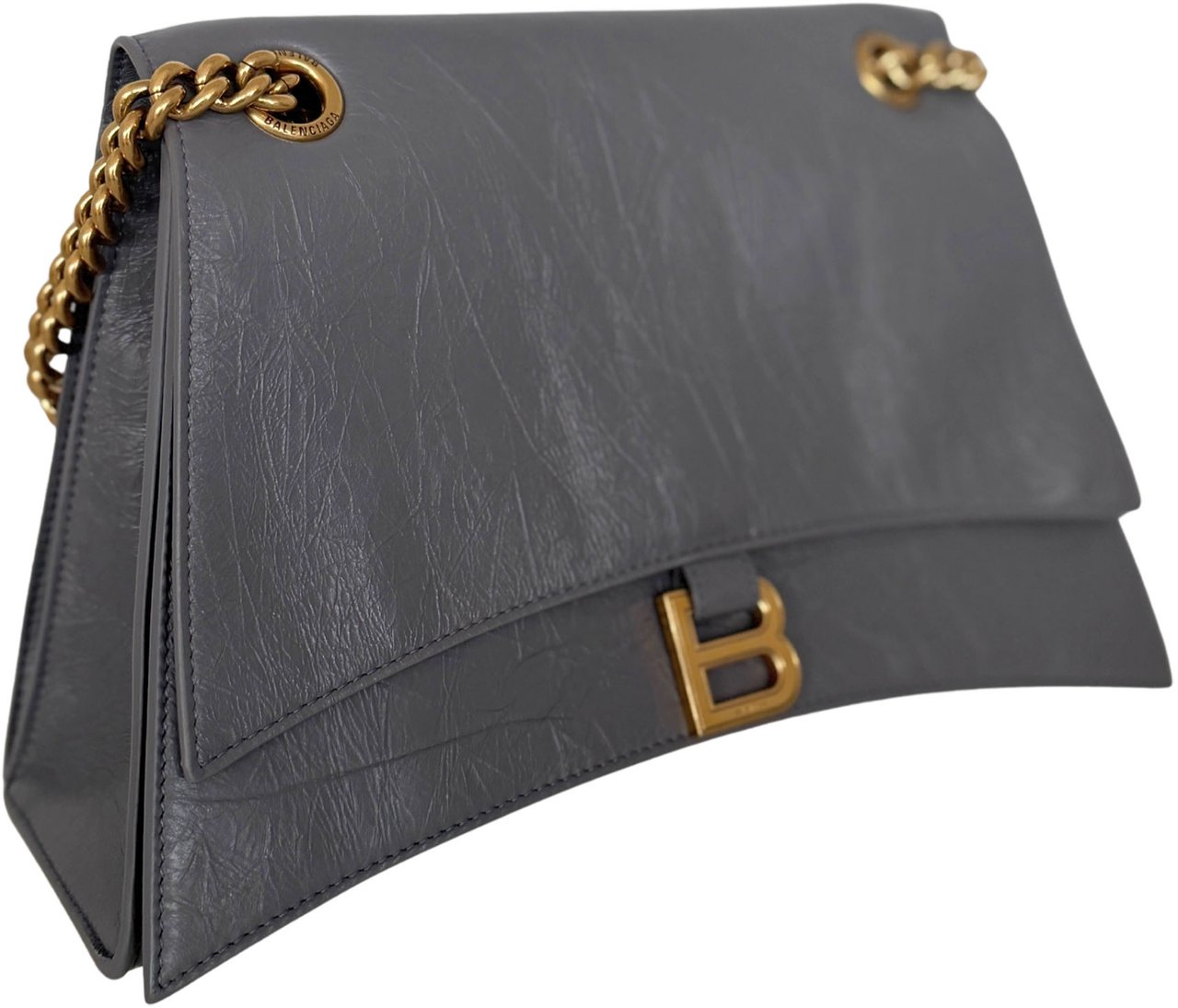 Balenciaga Balenciaga Crush Medium Chain Bag dunkelgrau/ neuwertig Grijs