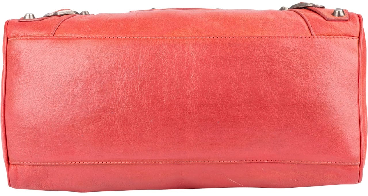 Balenciaga Pink Leather City Twiggy Handbag Divers