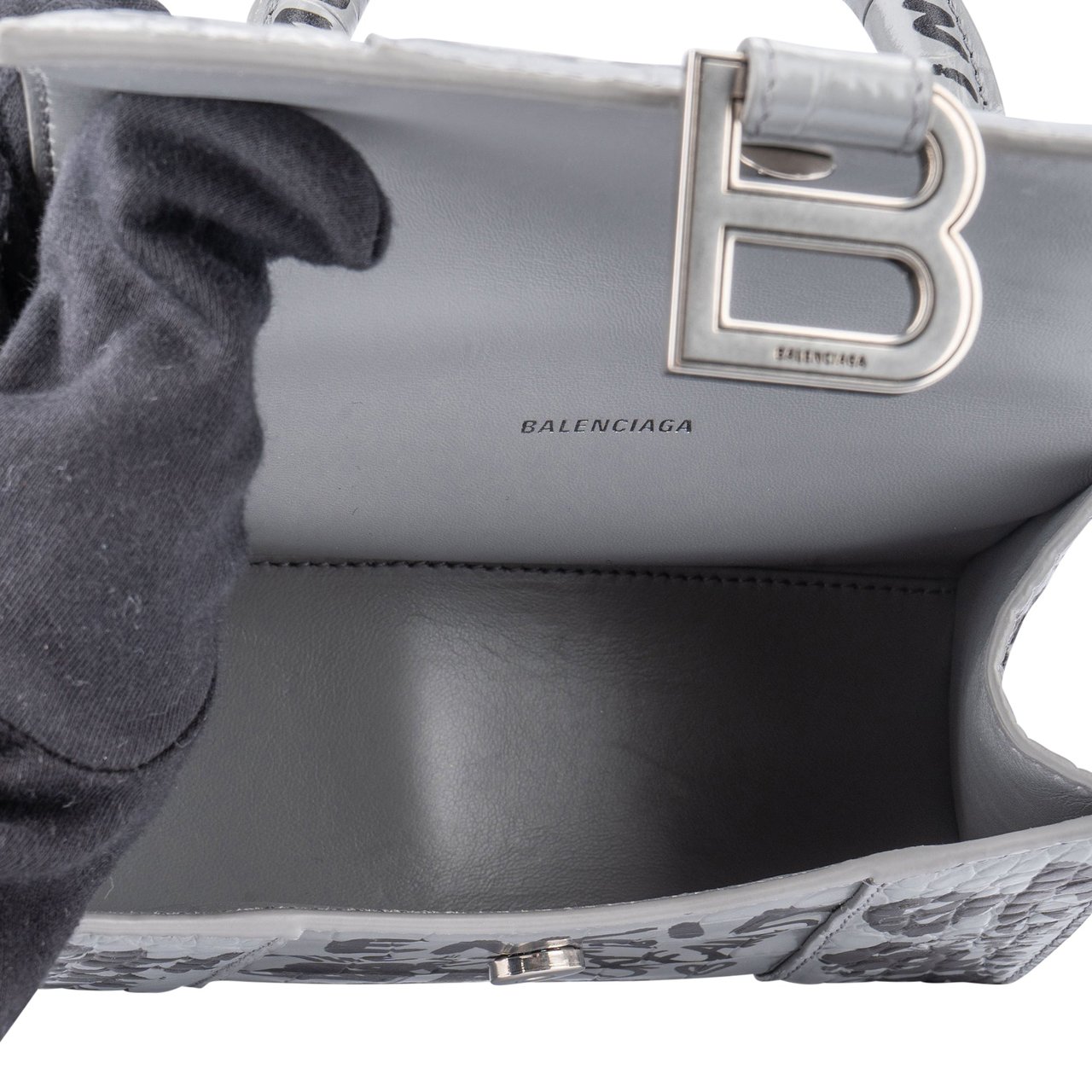 Balenciaga Balenciaga Graffiti Hourglass XS Handbag Divers