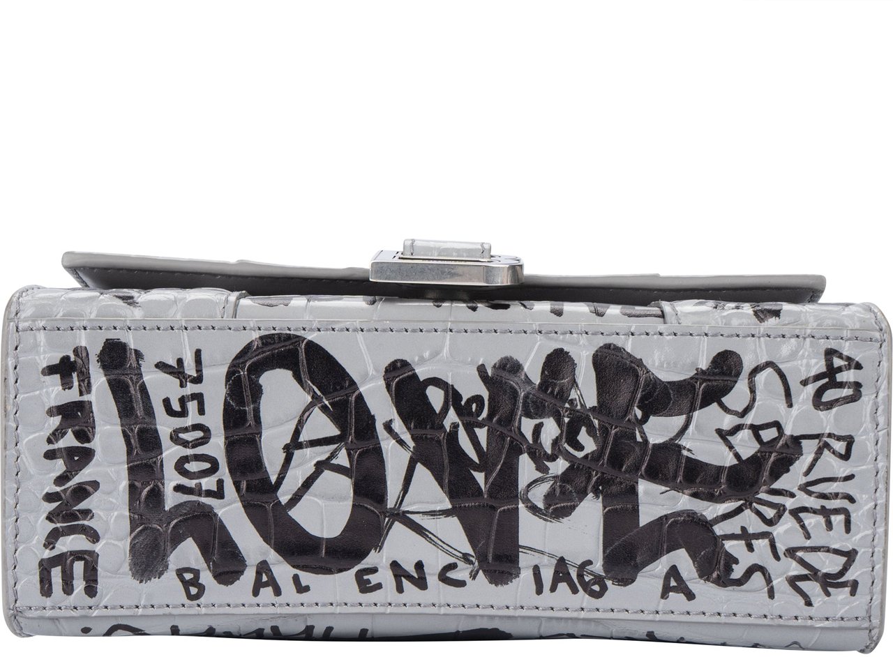 Balenciaga Balenciaga Graffiti Hourglass XS Handbag Divers