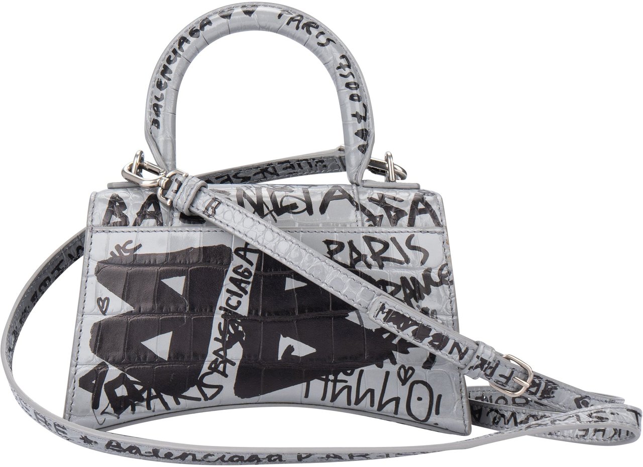 Balenciaga Balenciaga Graffiti Hourglass XS Handbag Divers