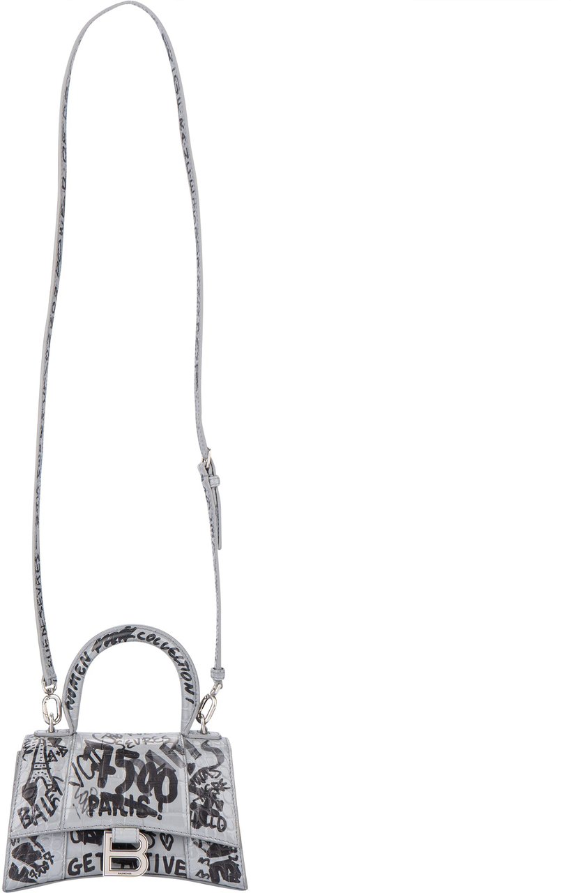 Balenciaga Balenciaga Graffiti Hourglass XS Handbag Divers