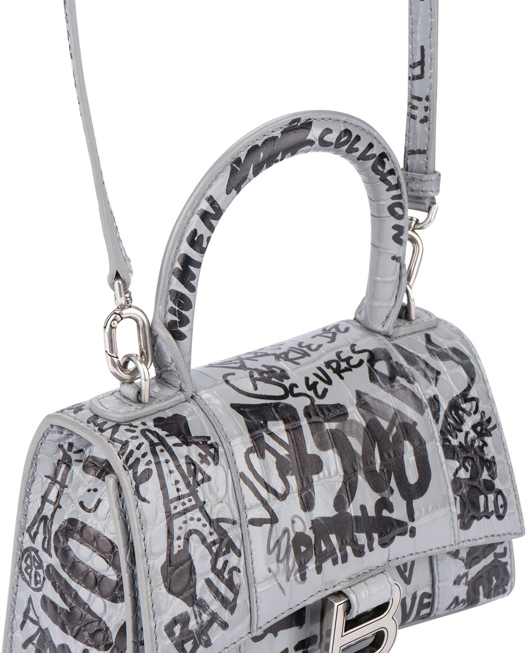 Balenciaga Balenciaga Graffiti Hourglass XS Handbag Divers