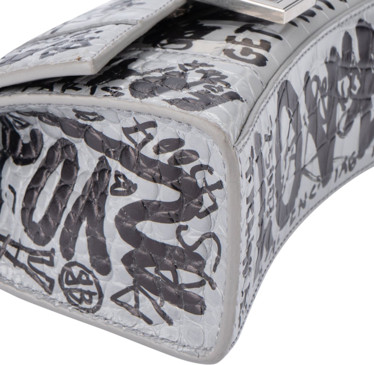 Balenciaga Balenciaga Graffiti Hourglass XS Handbag Divers