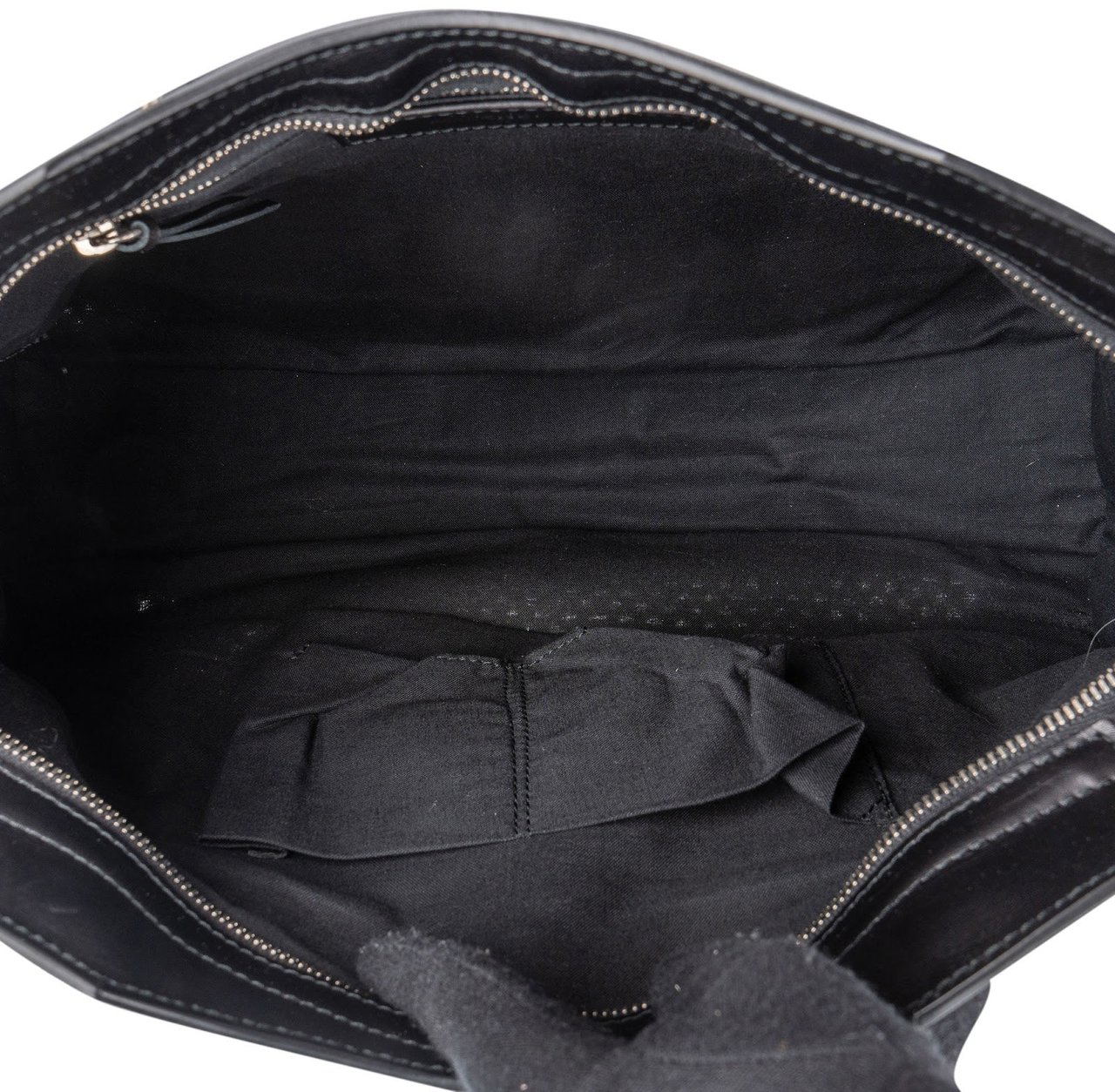 Balenciaga Black and White Raffia and Leather City Handbag Zwart