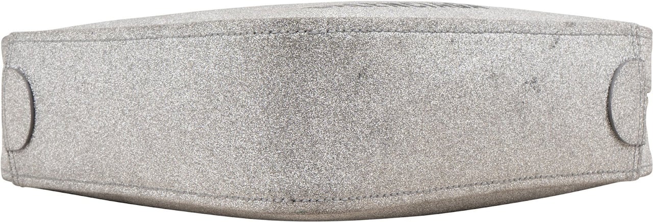 Balenciaga Balenciaga Glitter Triangle Fashion Show Handbag Zilver