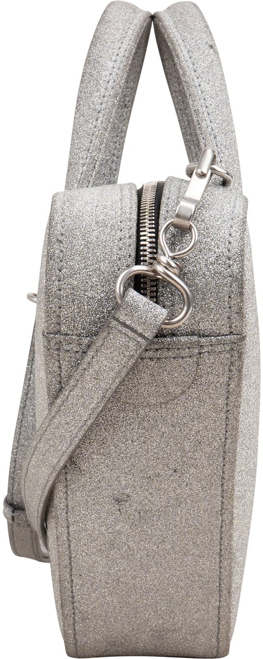 Balenciaga Balenciaga Glitter Triangle Fashion Show Handbag Zilver