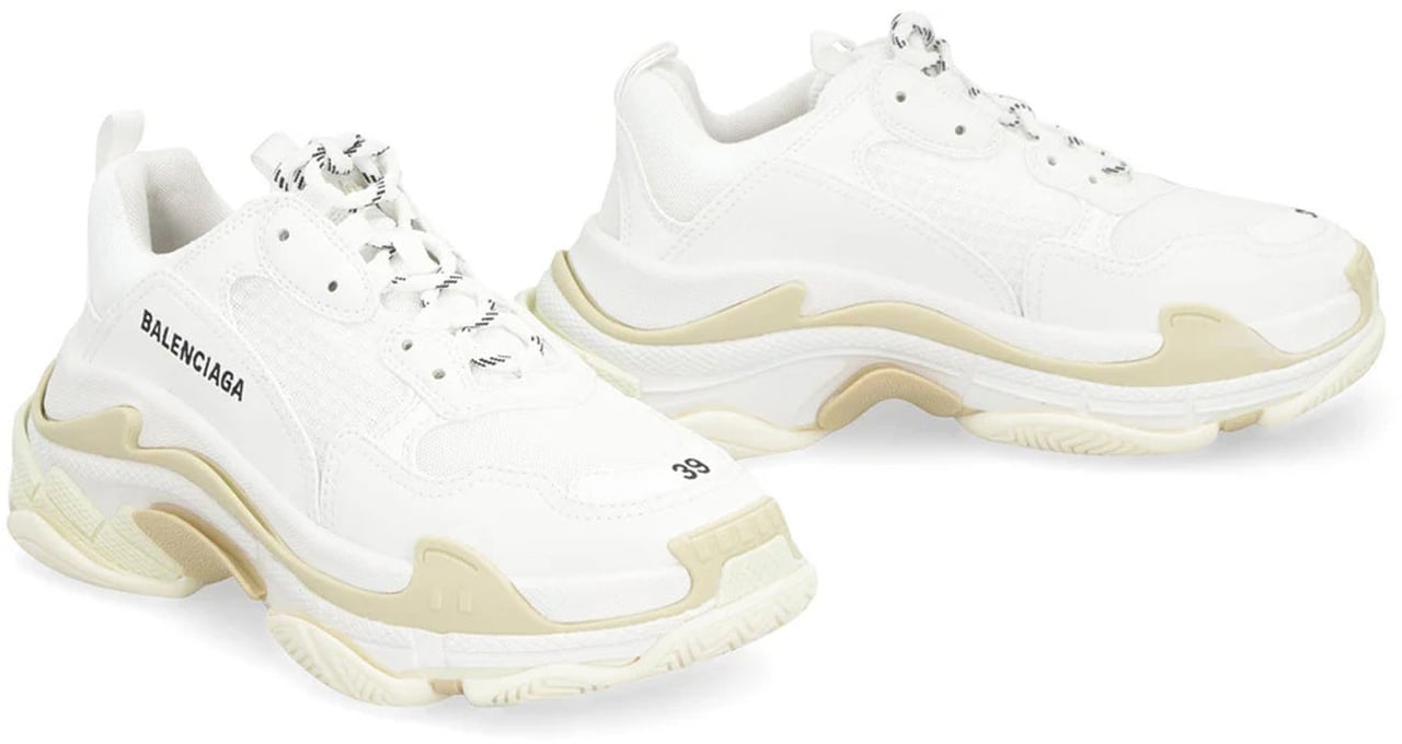 Balenciaga Balenciaga Triple S Low-Top Sneakers Wit