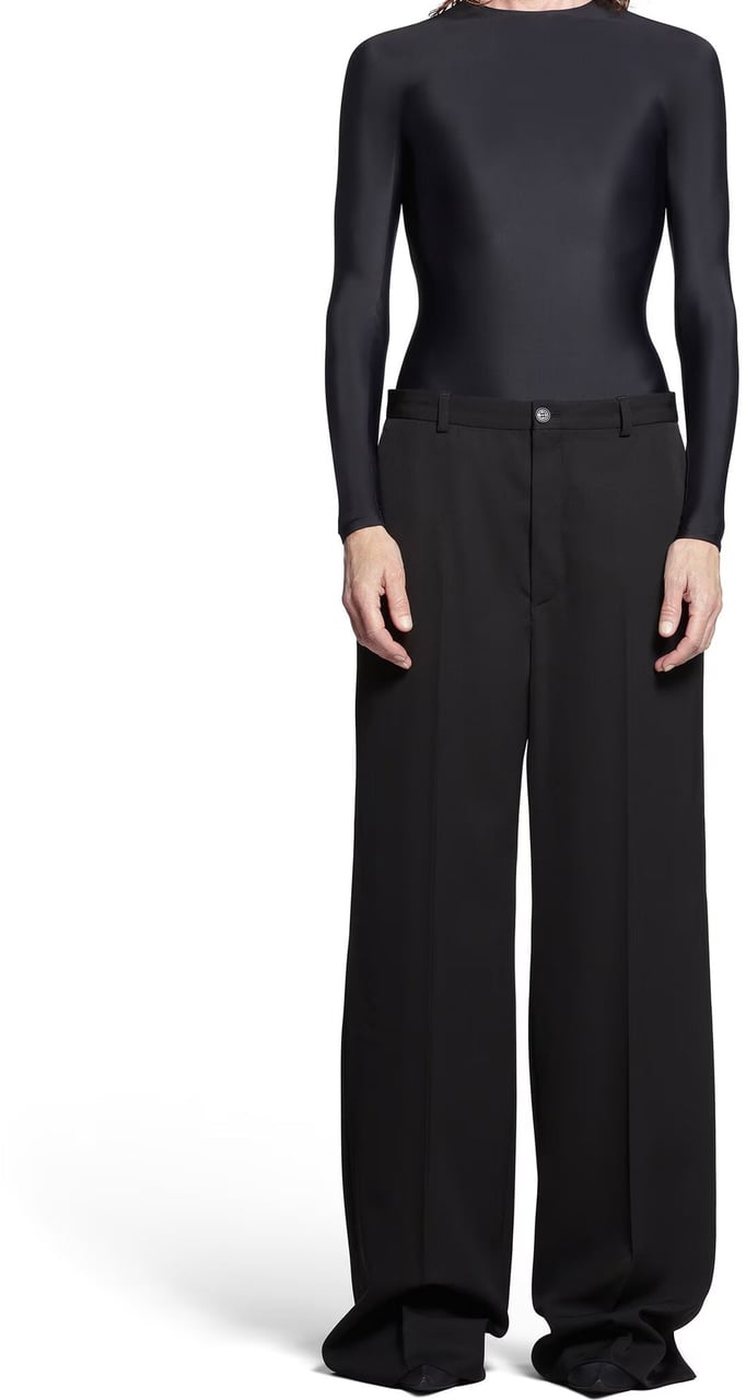 Balenciaga Balenciaga Wool Flared Pants Zwart