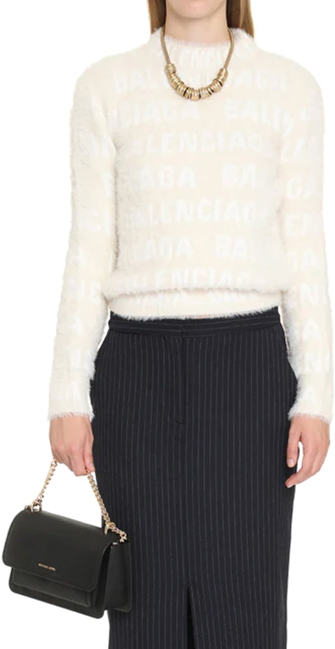 Balenciaga jacquard Logo Sweater Divers