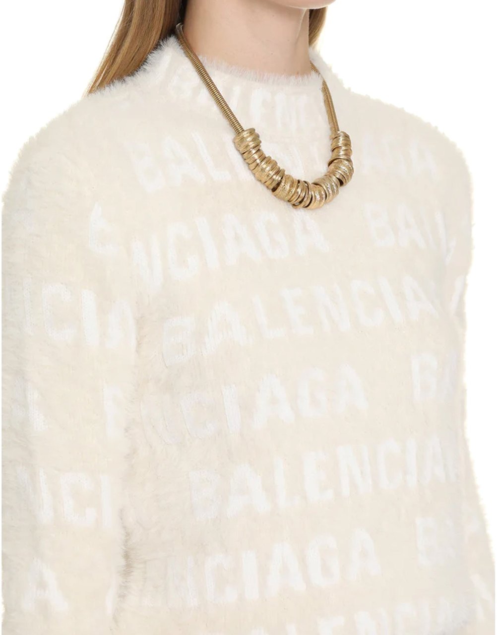 Balenciaga jacquard Logo Sweater Divers