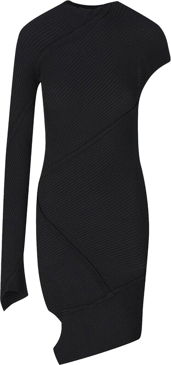 Balenciaga Spiral Mini Dress Divers