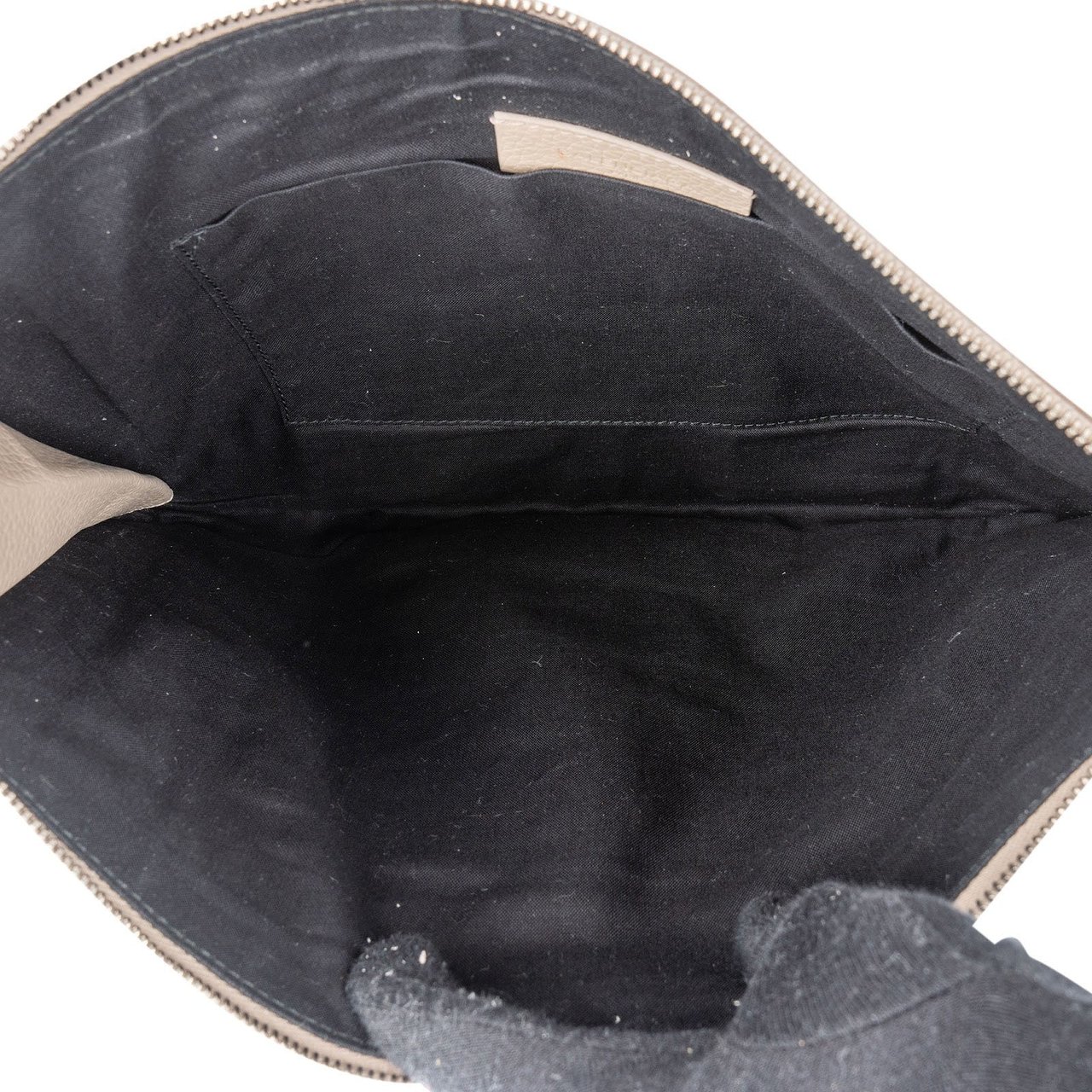 Balenciaga Balenciaga Perforated Leather Blackout City Bag Clutch Beige