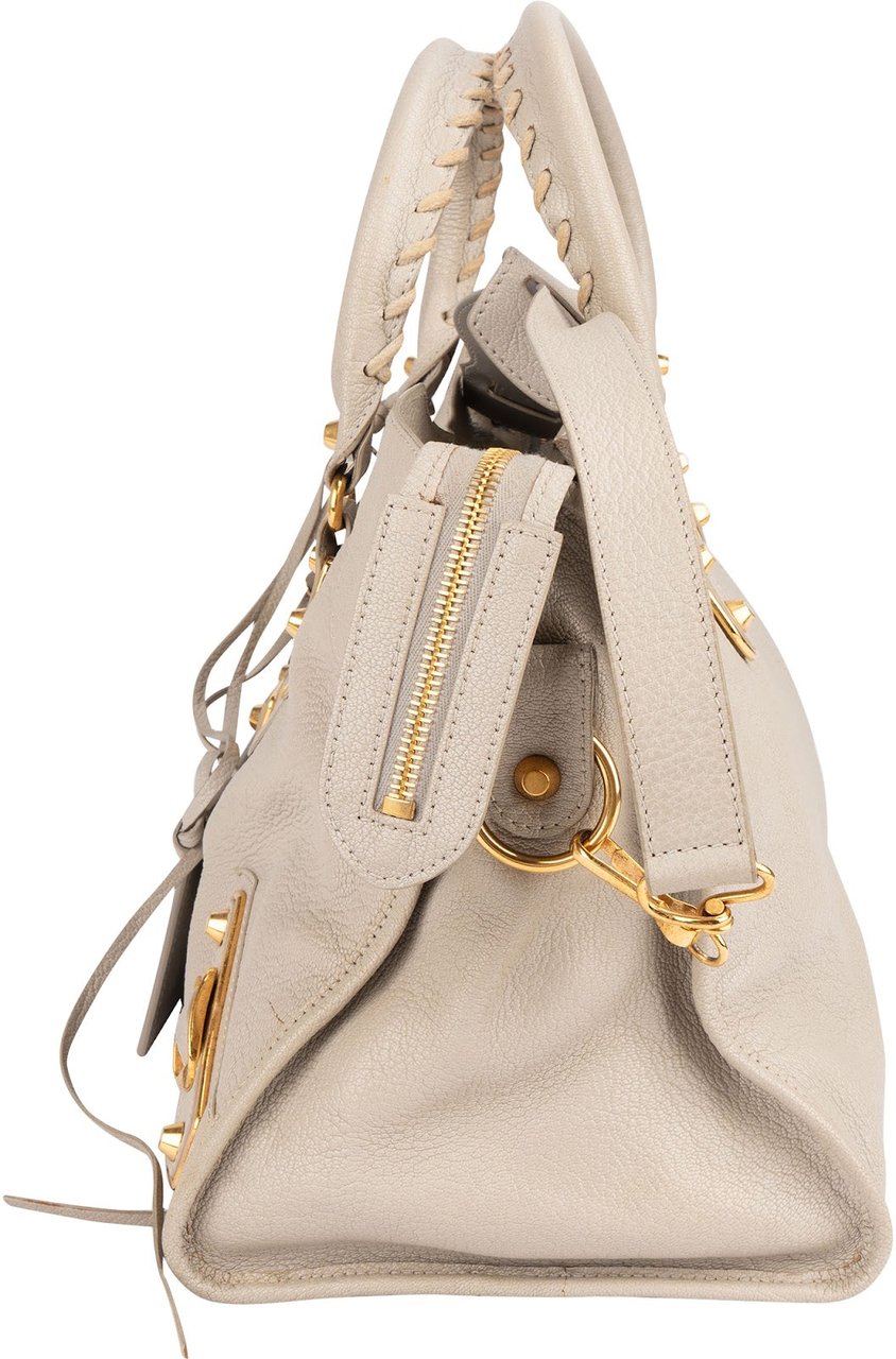 Balenciaga Balenciaga Beige Leather Giant City Handbag Divers