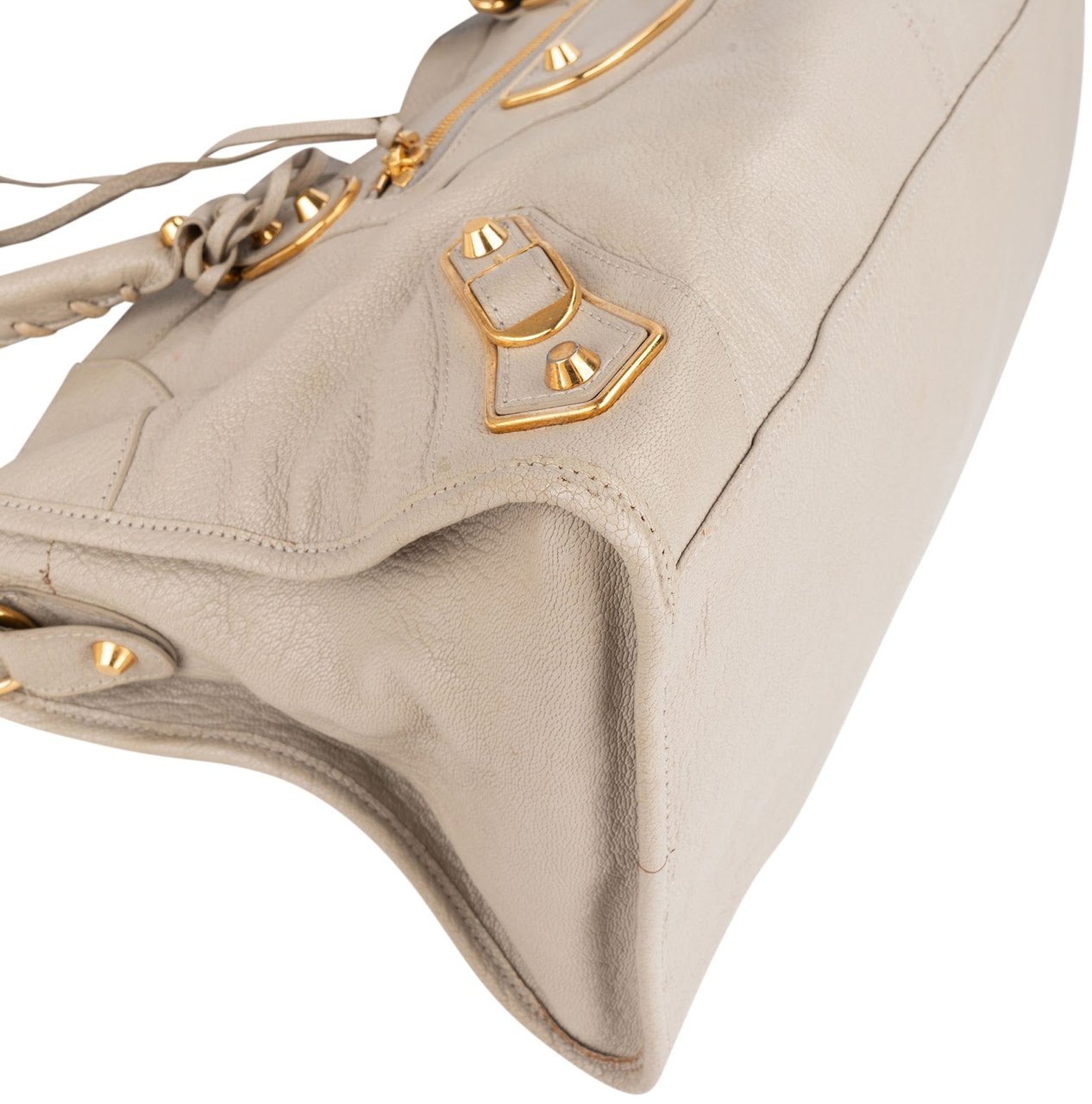 Balenciaga Balenciaga Beige Leather Giant City Handbag Divers