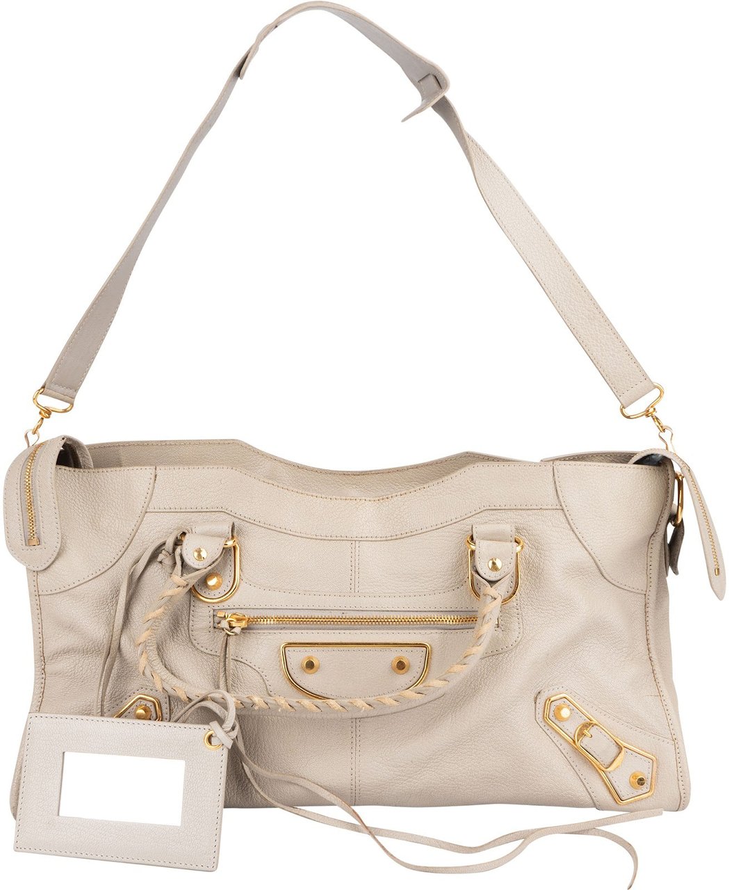 Balenciaga Balenciaga Beige Leather Giant City Handbag Divers