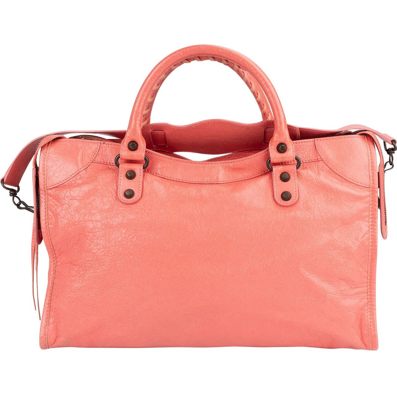 Balenciaga Balenciaga Pink Leather City Handbag Divers