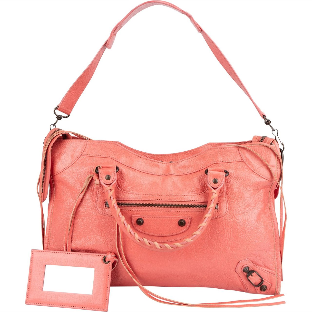 Balenciaga Balenciaga Pink Leather City Handbag Divers