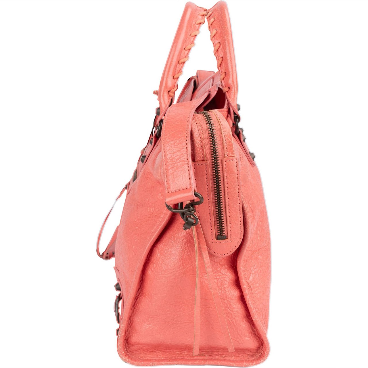 Balenciaga Balenciaga Pink Leather City Handbag Divers
