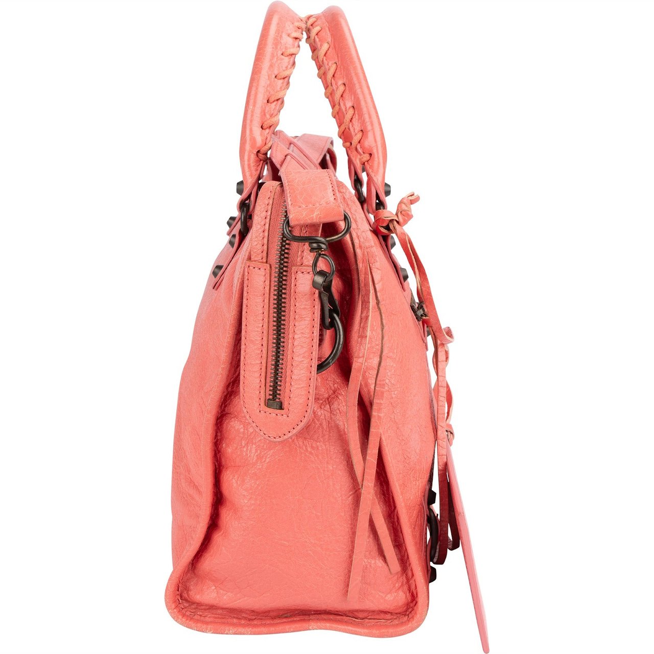 Balenciaga Balenciaga Pink Leather City Handbag Divers