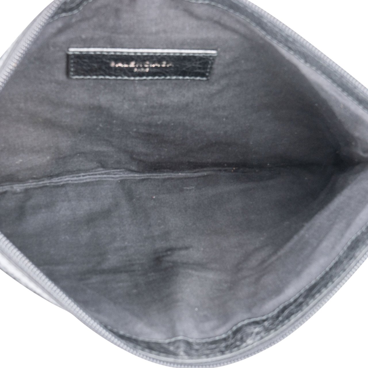 Balenciaga Balenciaga Black Leather City Clutch Divers