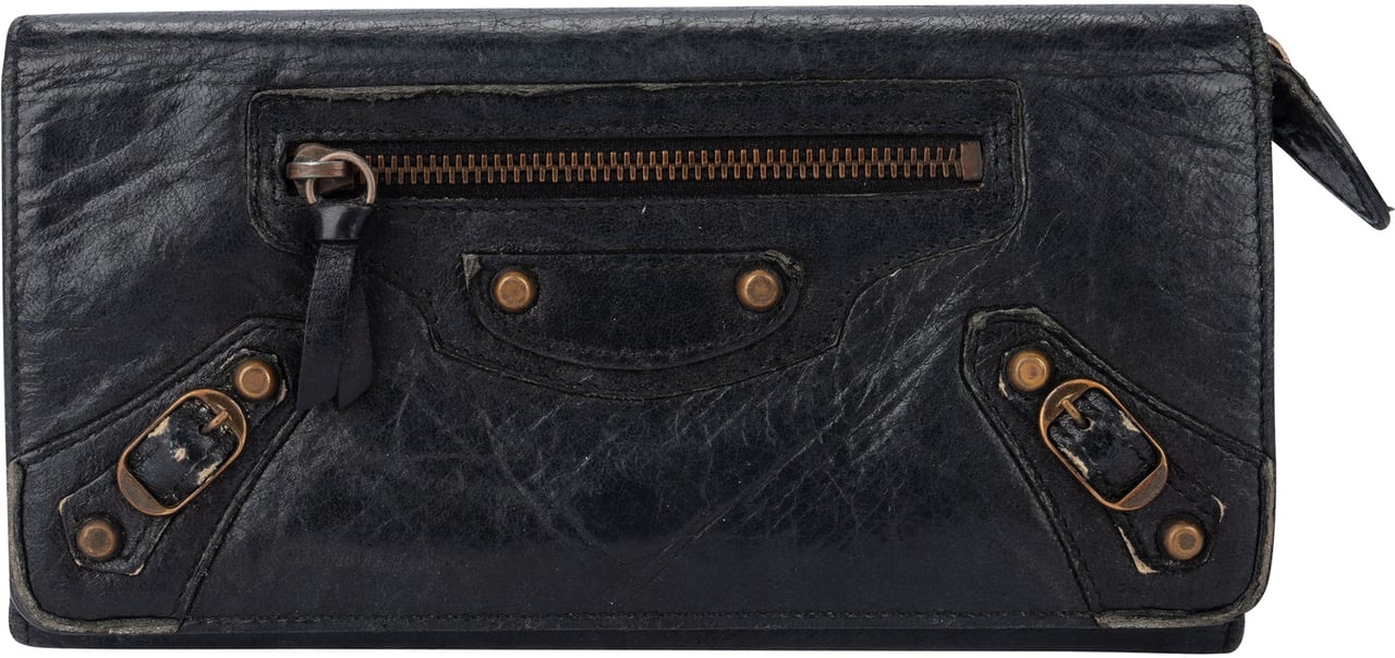 Balenciaga Balenciaga Leather City Handbag Wallet Divers