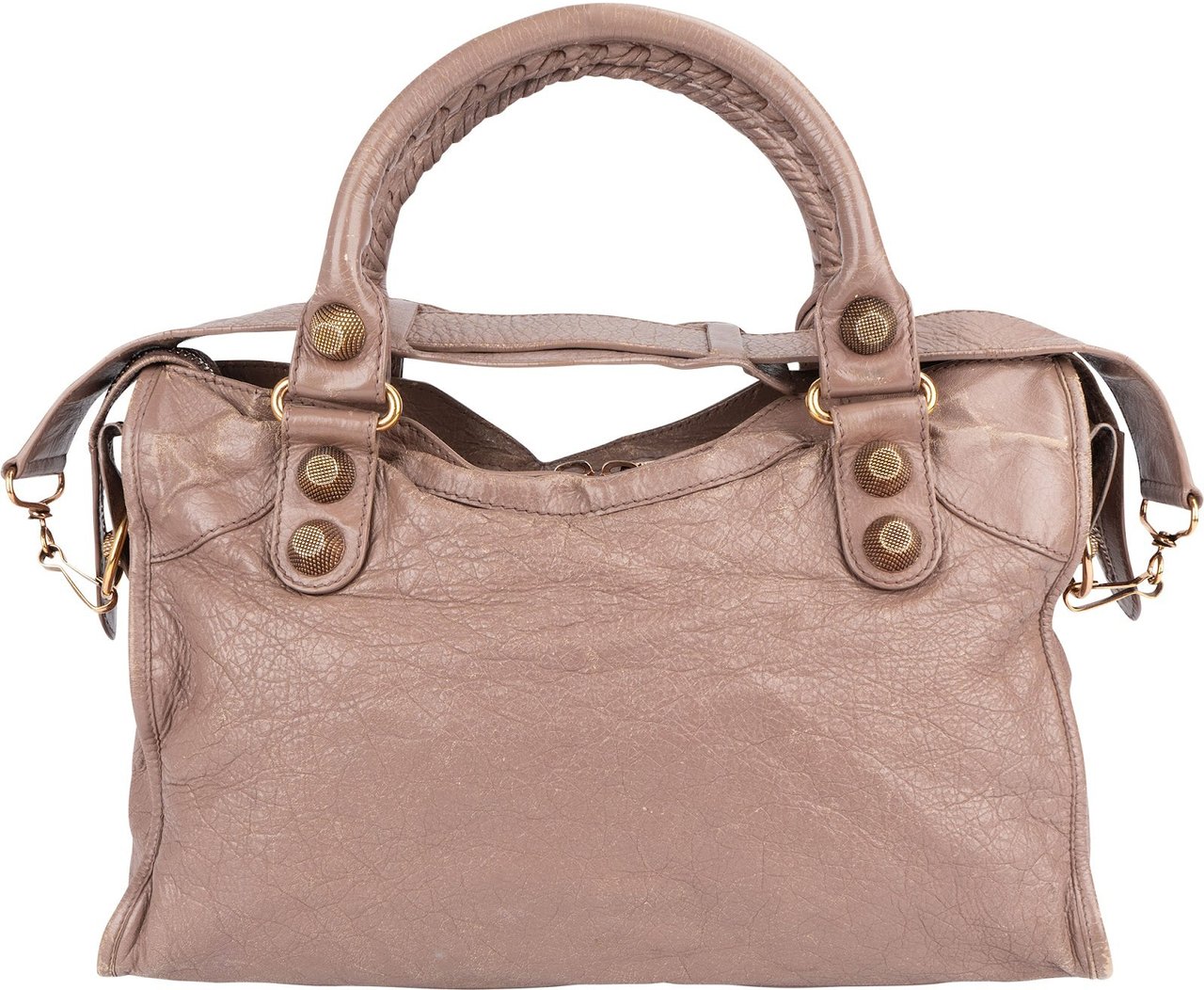 Balenciaga Balenciaga Mauve Leather City Handbag Divers