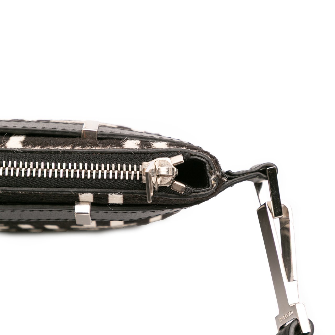 Balenciaga Pony Hair Clutch Zwart