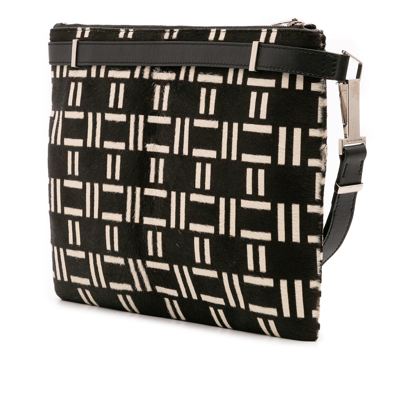 Balenciaga Pony Hair Clutch Zwart