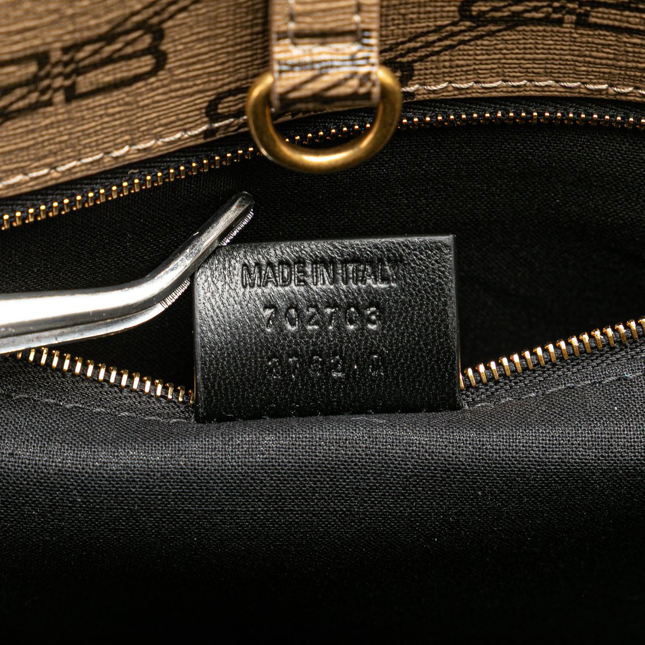 Balenciaga Large BB Monogram Coated Canvas Signature East West Shopper Bag Bruin